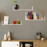 Prateleiras para Livros em MDF Branco - Design Moderno e Versátil - imagem 3