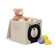 Caixa Organizadora Infantil com Tampa Estampa Teddy - Prática, Dobrável e Divertida - imagem 4