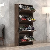 Sapateira Safira Chocolate – Organize até 24 Pares com Estilo e Praticidade - imagem 2