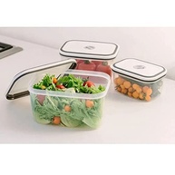 Kit com 4 Potes Herméticos de Plástico - Organize sua Cozinha com Estilo e Praticidade - imagem 2