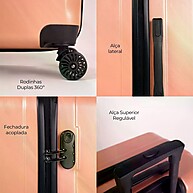 Mala de Viagem Sparta Rose Swiss Move – Elegância e Praticidade - imagem 2