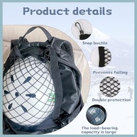 Suporte de Capacete Elástico Universal para Mochila: Segurança e Praticidade Off-Road - imagem 5