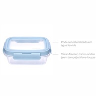 Kit 3 Potinhos Azul da Buba – Armazenamento Prático e Seguro para Bebês - imagem 5