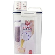 Pote Hermético Jheppbay 2L com Bico e Copo Medidor - Armazenamento Prático e Seguro - imagem 2