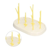 Rack de Secagem Dobrável para Mamadeiras - Portátil e Prático (Amarelo) - imagem 5
