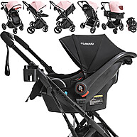 Carrinho Kiddo Vox II com Bebê Conforto Rosa – Completo e Prático! - imagem 2
