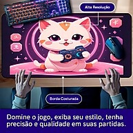 Mouse Pad Gamer Grande: Conforto e Precisão! - imagem 1