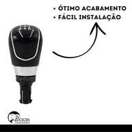 Manopla de Câmbio Preta Clássica NAT para Ford Focus 2009-2019: Estilo e Precisão - imagem 3