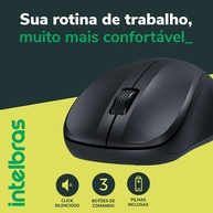 Mouse Sem Fio Intelbras MSI 50: Silêncio e Precisão - imagem 2