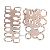 Molde para Cortar Olhos de Boneca - Ferramenta Reutilizável em Metal para Artesanato Preciso - imagem 1