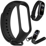 Pulseira MI Band 5 e 6 Silicone Premium- Compatível Confortável - Bracelete de Reposição Esportiva e Ajustável - Design Anatômico (Preto) - imagem 2
