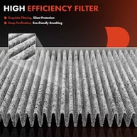 Kit 4 Filtros de Ar de Cabine com Carvão Ativado A-Premium para BMW Série 5 (E60, E61, F10) - imagem 5