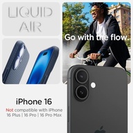Capa Spigen Liquid Air Armor para iPhone 16 - Azul Marinho | Proteção Premium - imagem 3