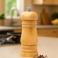 Moedor Manual de Pimenta e Sal em Madeira Premium com Mecanismo de Cerâmica - Design Rústico para Cozinha Gourmet - imagem 2