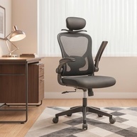 Cadeira de Escritório Ergonômica Premium para Home Office - Apoio Lombar, Reclinável e com Braços Dobráveis - imagem 3