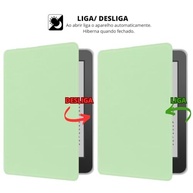Capa Premium para Kindle 11ª Geração (2022/2024) Verde Água - Hibernação Automática e Fechamento Magnético - imagem 3