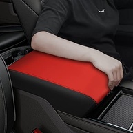 Capa de Console Central em Couro Premium para Dodge RAM 1500/2500/3500 (2019-2023) - Proteção e Estilo Vermelho com Preto - imagem 2