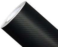Adesivo Fibra de Carbono 3D Preto 3m - Envelopamento Automotivo Premium - imagem 3