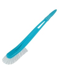 Escova para Mamadeira Premium 28cm - Cerdas Macias Rosa/Azul - imagem 3