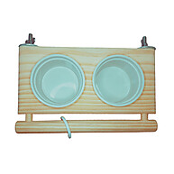 Comedouro Suspenso de Madeira para Aves – Pet Folia Premium - imagem 1