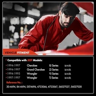 Distribuidor de Ignição A-Premium com Tampa e Rotor para Jeep Grand Cherokee, Cherokee e Wrangler 4.0L (1994-1997) - imagem 3