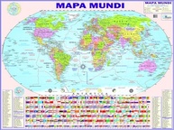 Mapa Mundi Político Premium: Explore o Mundo com Detalhes Incríveis! - imagem 2