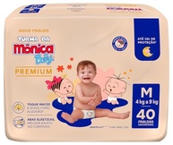 Fralda Turma da Mônica Baby Premium Econômica Tamanho M - 40 Unidades - imagem 2