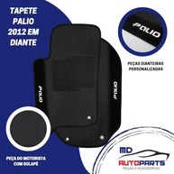 Jogo de Tapetes Automotivos Emborrachados Palio Novo 2012-2019 - 3 Peças Premium - imagem 5