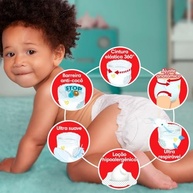 Fralda Pampers Premium Care Pants G - Conforto Total com Fácil Vestir, 68 Unidades - imagem 3