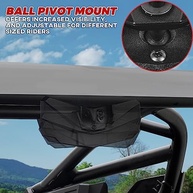 Espelho Retrovisor Central SAUTVS Premium para Polaris RZR PRO XP/R/S/Turbo R e XP 1000 | Visão Ampliada e Segurança nas Trilhas - imagem 4
