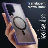 JETech Capa Magnética para Samsung S24 Ultra 5G: Proteção Premium com MagSafe e Acabamento Fosco Translúcido - imagem 5