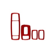 Acabamento Interno Fibra de Carbono Premium para Dodge RAM 1500/2500/3500 (2019-2024) - Estilo Esportivo Vermelho - imagem 2