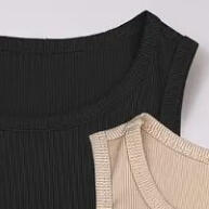 Kit 3 Regatas Caneladas Femininas Ribana Premium - imagem 2