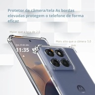 Capa Anti Impacto Transparente Premium Moto Edge 60 Pro 6.7" - Proteção Total Hard Glass - imagem 3