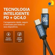 Carregador Veicular Turbo 60W Duas Portas USB-C PD - Carro Super Rápido + Cabo Premium - imagem 5
