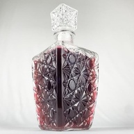 Garrafa Licoreira de Vidro Lapidada Premium - Ideal para Whisky, Licor e Decoração Elegante - imagem 3