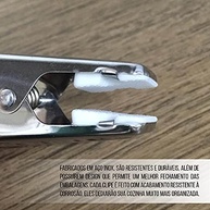 Mimo Style Jogo de 6 Prendedores de Embalagens em Inox - Frescor e Organização para sua Cozinha e Lavanderia - imagem 4
