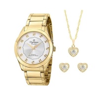 Relógio Champion Dourado: Elegância + Kit Presente - imagem 2