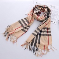 Cachecol Longo Feminino Xadrez Pashimina Sintética Melhores Presentes Inverno - imagem 2