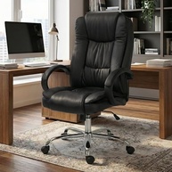 Cadeira de Escritório Presidente Executiva com Reclinável e Design Ergonômico - imagem 2