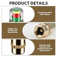 6 Tampas Indicadoras de Pressão de Pneu 3 Cores - 2.4 Bar (36 PSI) para Carros, SUVs e Caminhões - imagem 4
