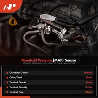 Sensor de Pressão DPF A-Premium 3 Pinos para Volvo, Renault e Nissan - Desempenho e Durabilidade Garantidos - imagem 3