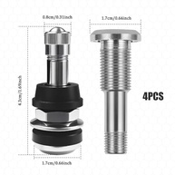 4 Hastes de Válvula TR416 de Metal para Pneus Sem Câmara - Alta Pressão e Durabilidade Universal - imagem 3