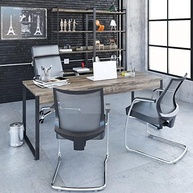 Mesa Kuadra Diretor 180x70cm - Design Industrial Moderno com Estrutura Preta - imagem 5