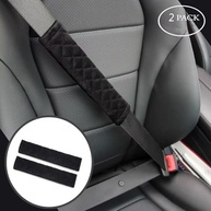 Conforto ao Dirigir: Capa Protetora para Cinto de Segurança Automotivo (Kit 2 Peças) - Preta - imagem 3