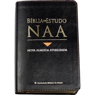 Bíblia de Estudo NAA Portátil em Couro Sintético Preta | Nova Almeida Atualizada - imagem 4