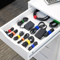 50x Organizador de Cabos 20cm Abraçadeira Preta - Chicotes e Fios Perfeitos! - imagem 5