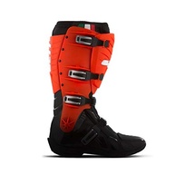 Bota Motocross Articulada Jett Hi-Vis Preta/Vermelha - Proteção e Performance para seu Pedal! - imagem 2