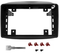 Moldura Painel 2 Din 9" Fiat Mobi Preto - Encaixe Perfeito para Sua Multimídia - imagem 1