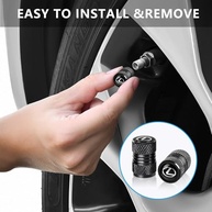 Tampas de Válvula Premium para Lexus ES350, GS350, NX300h e Mais - Proteção e Estilo em Preto - imagem 3